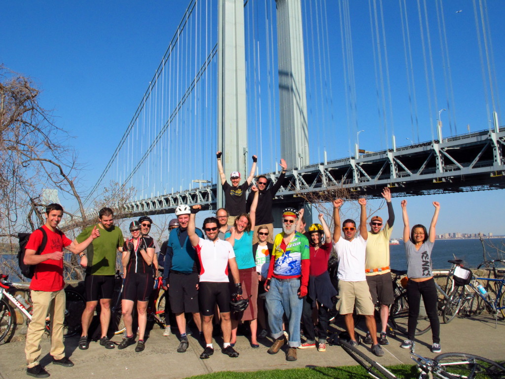 Verrazano Bridge at Ft Wadsworth, April 2013