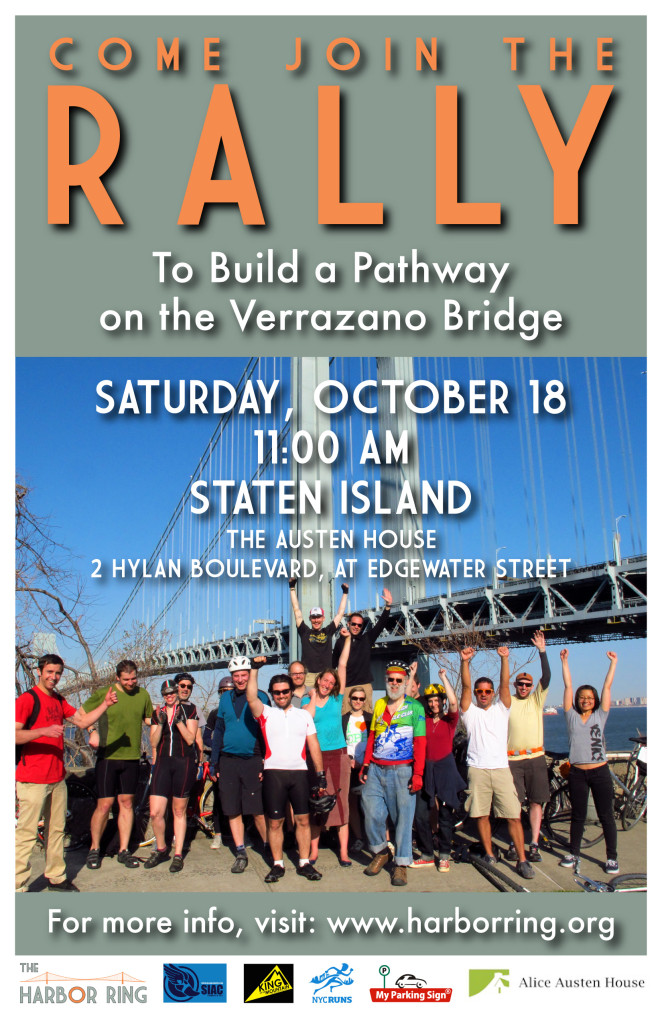 Rally for a Verrazano Bridge Pathway Poster jpg